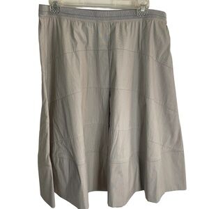 Piazza Sempione Light Gray A-Line Skirt Size IT 50 modest old money chic
